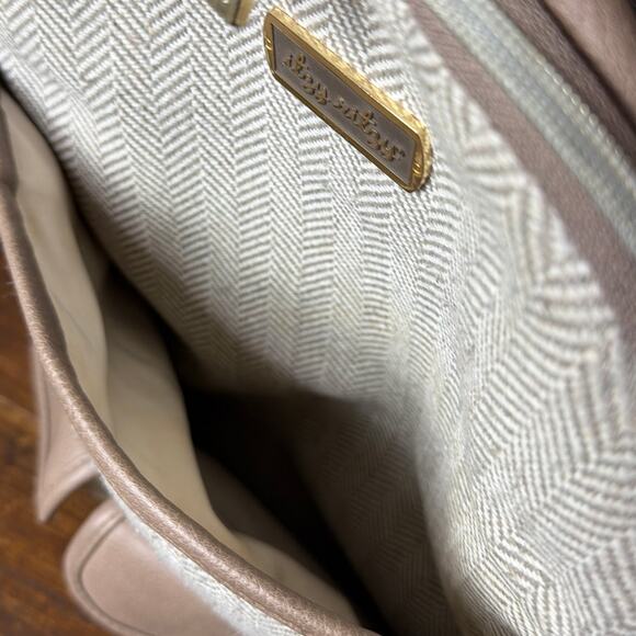 Itzy Ritzy Boss Plus Diaper Bag Backpack Vanilla Latte Vegan Leather BossMom - Picture 7 of 10